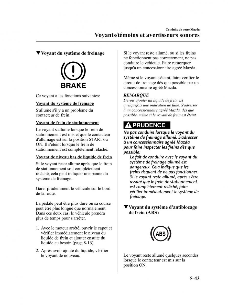 Mazda 2 III Demio owners manual manuel du proprietaire / page 164