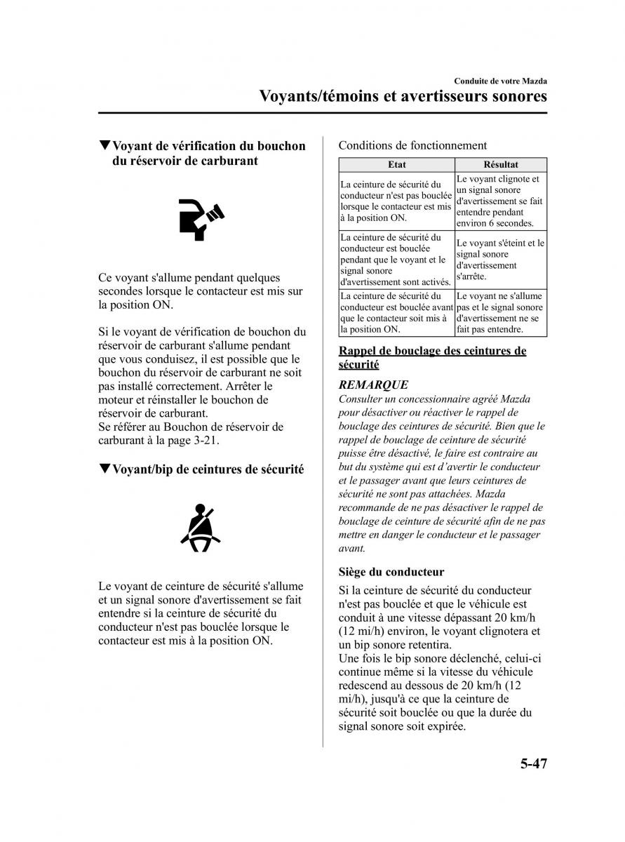 Mazda 2 III Demio owners manual manuel du proprietaire / page 168