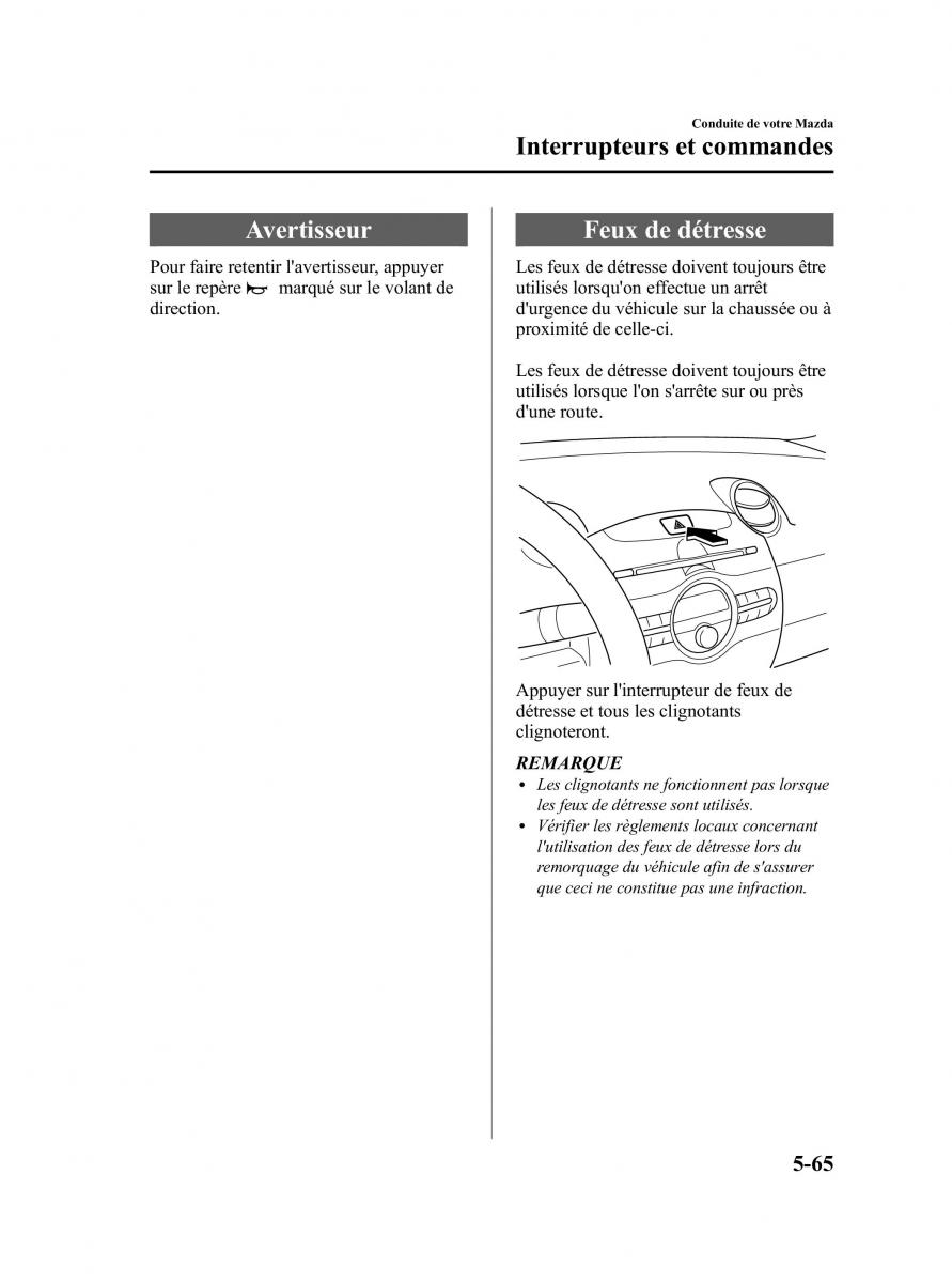 Mazda 2 III Demio owners manual manuel du proprietaire / page 186