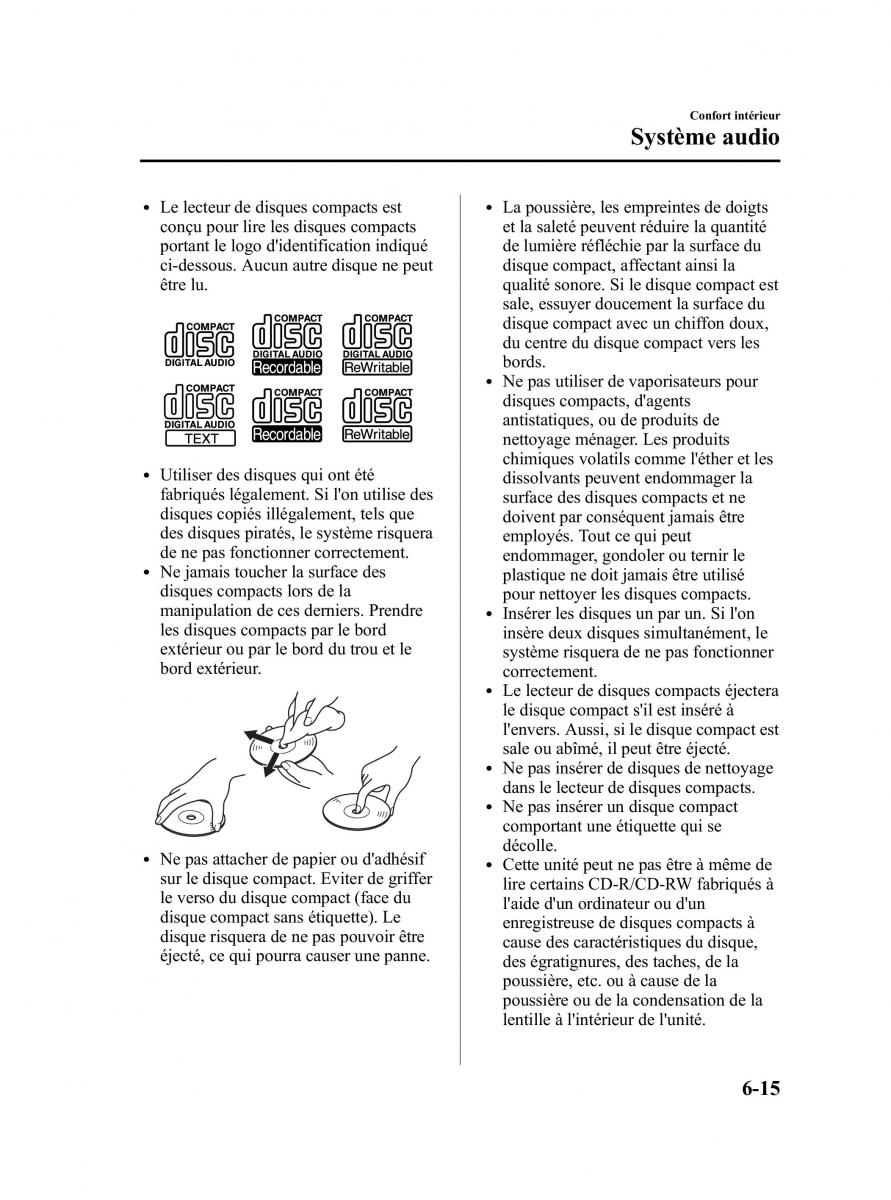 Mazda 2 III Demio owners manual manuel du proprietaire / page 202