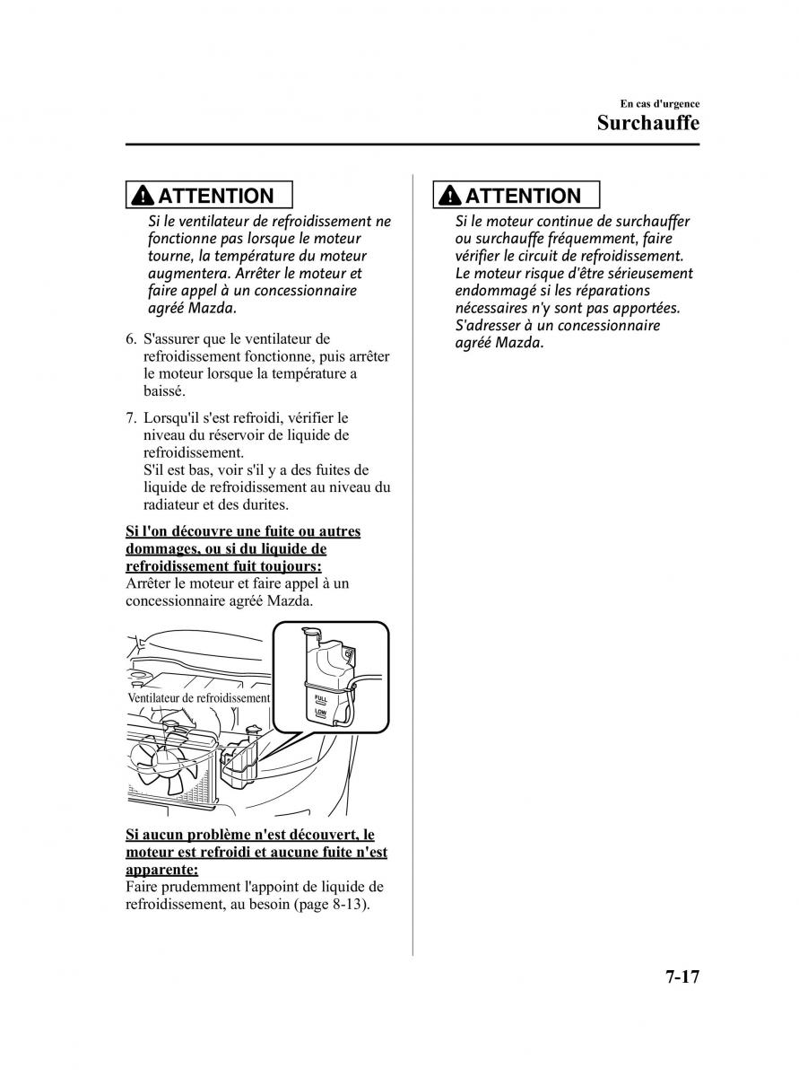 Mazda 2 III Demio owners manual manuel du proprietaire / page 250