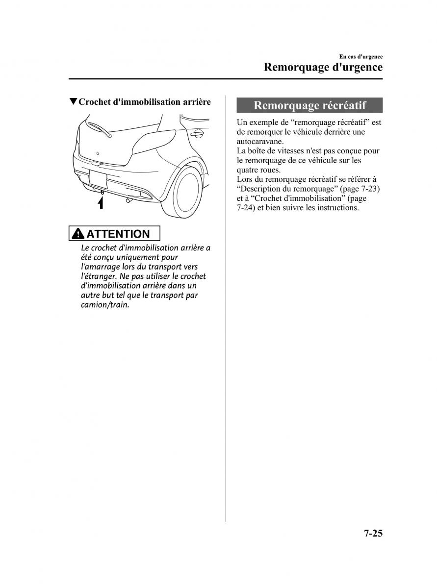 Mazda 2 III Demio owners manual manuel du proprietaire / page 258