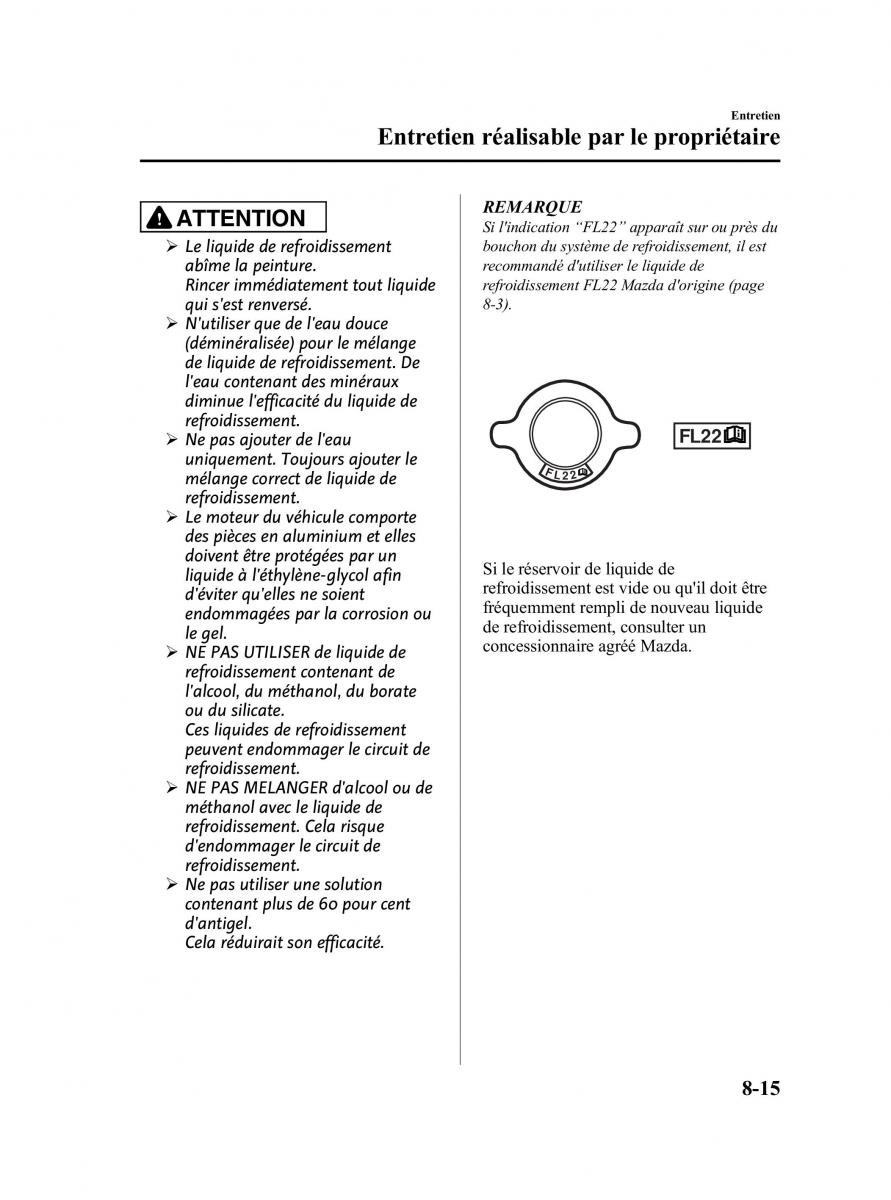 Mazda 2 III Demio owners manual manuel du proprietaire / page 274