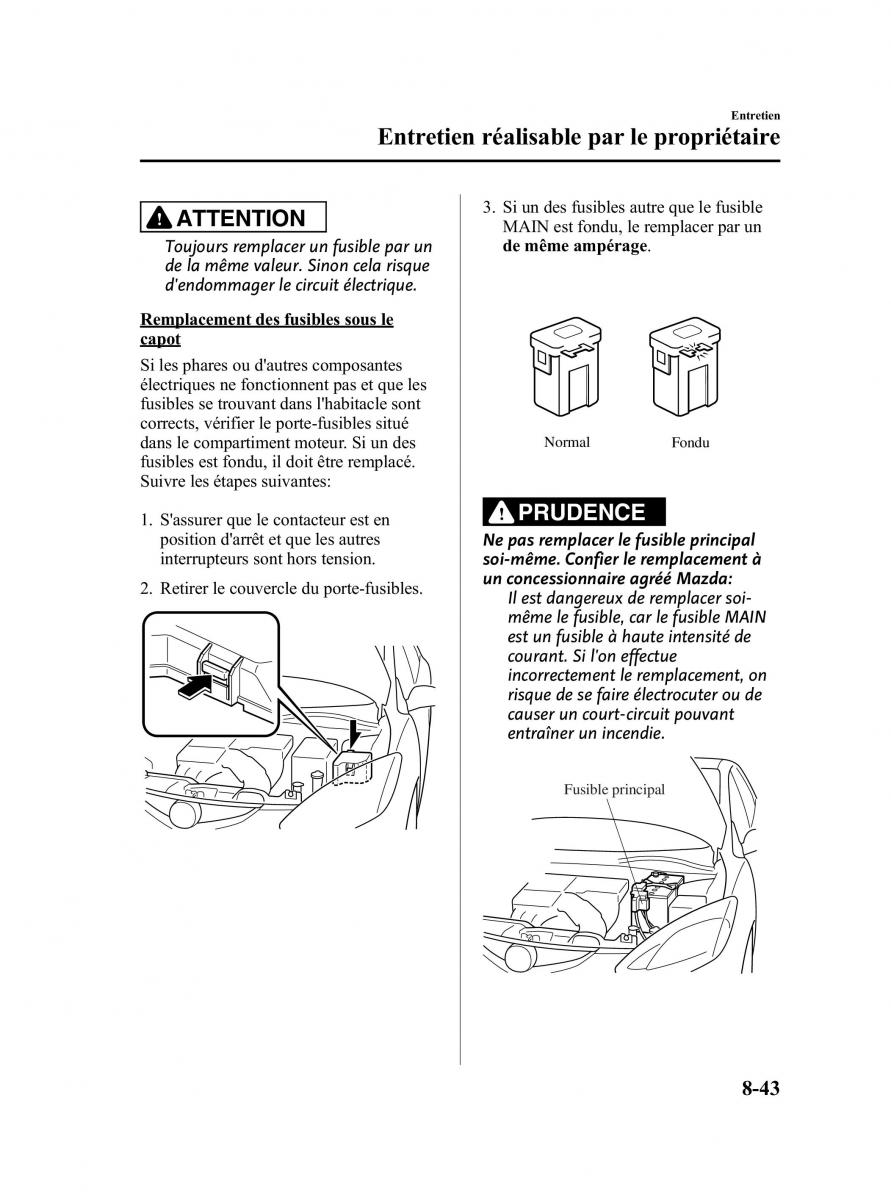 Mazda 2 III Demio owners manual manuel du proprietaire / page 302