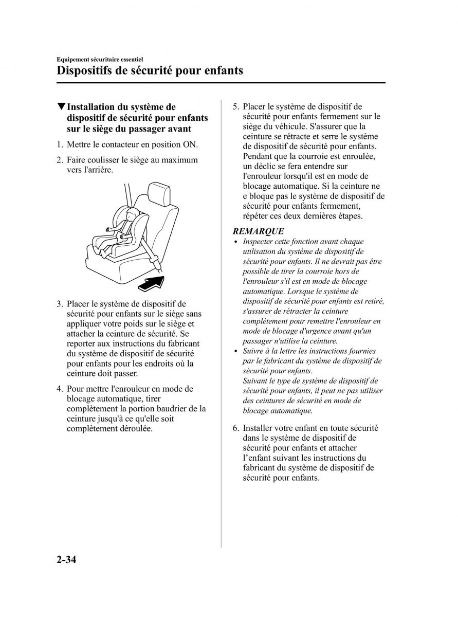 Mazda 2 III Demio owners manual manuel du proprietaire / page 47