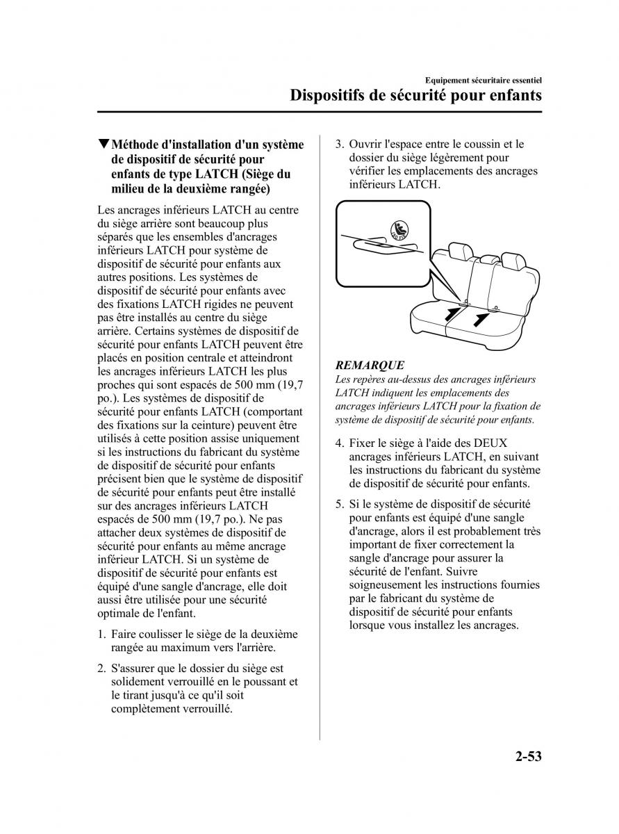 Mazda CX 9 owners manual manuel du proprietaire / page 65