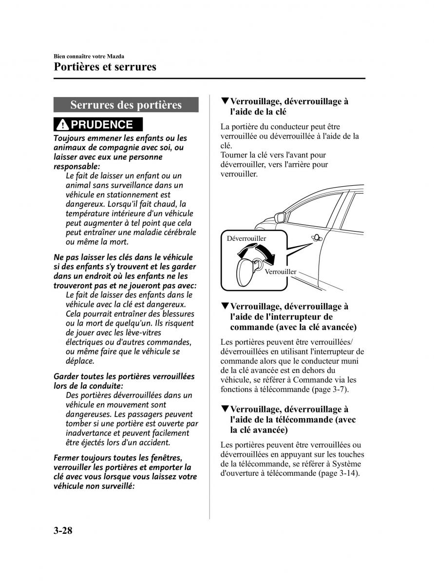 Mazda CX 9 owners manual manuel du proprietaire / page 116