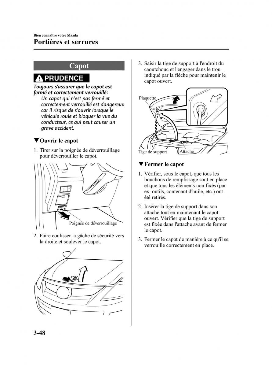 Mazda CX 9 owners manual manuel du proprietaire / page 136