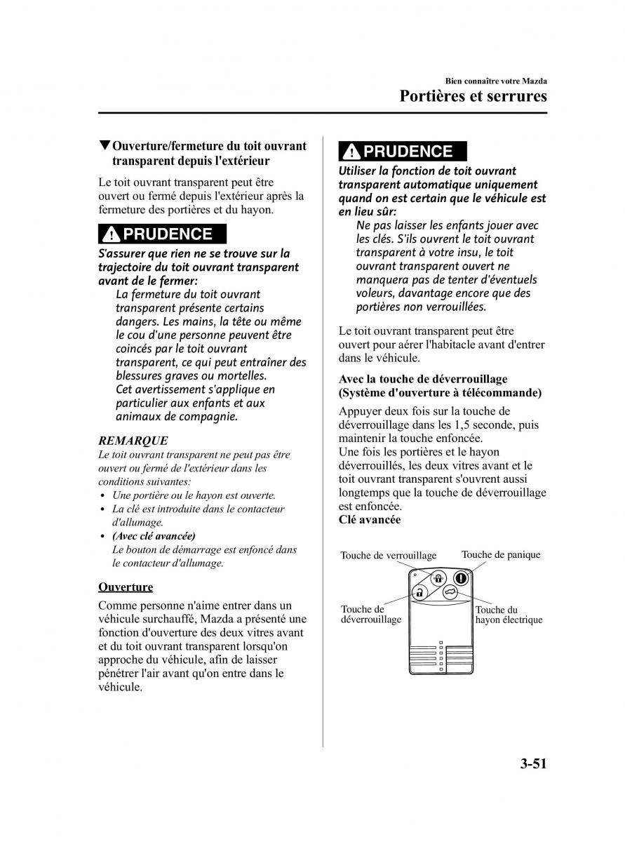 Mazda CX 9 owners manual manuel du proprietaire / page 139