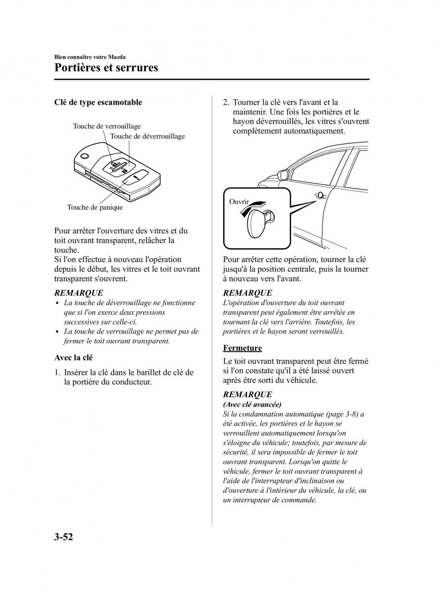 Mazda CX 9 owners manual manuel du proprietaire / page 140