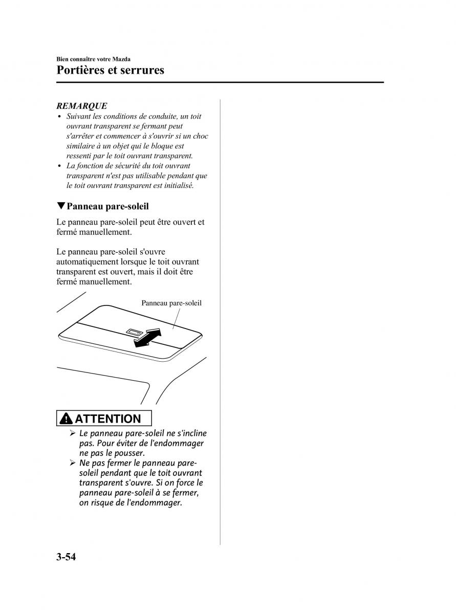 Mazda CX 9 owners manual manuel du proprietaire / page 142