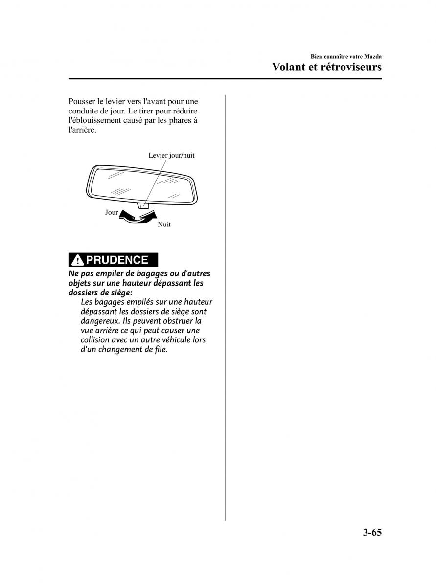 Mazda CX 9 owners manual manuel du proprietaire / page 153