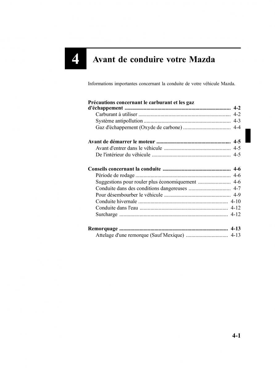 Mazda CX 9 owners manual manuel du proprietaire / page 155