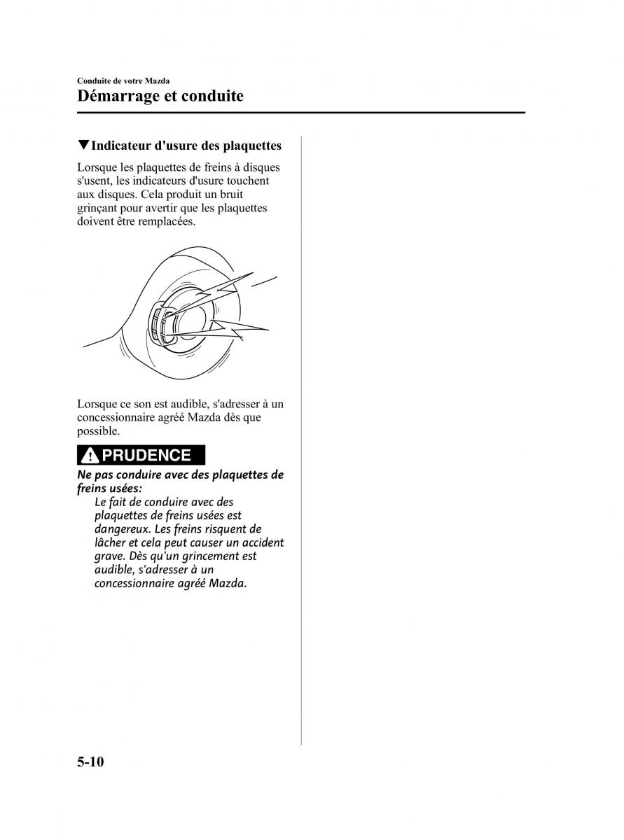 Mazda CX 9 owners manual manuel du proprietaire / page 186