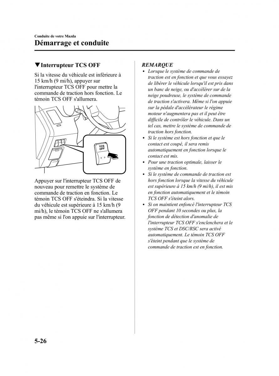 Mazda CX 9 owners manual manuel du proprietaire / page 202