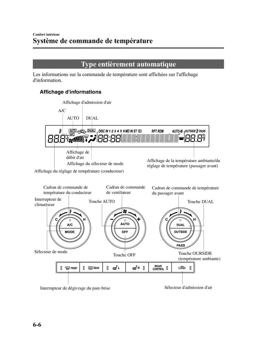 Mazda CX 9 owners manual manuel du proprietaire / page 252