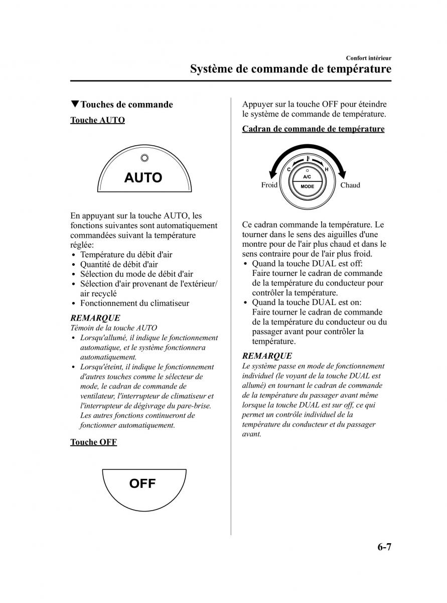 Mazda CX 9 owners manual manuel du proprietaire / page 253