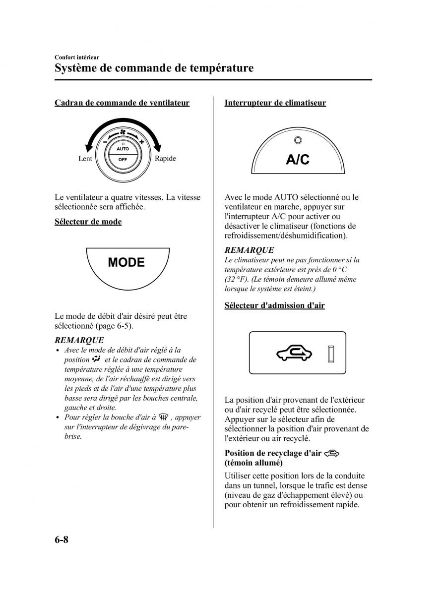 Mazda CX 9 owners manual manuel du proprietaire / page 254