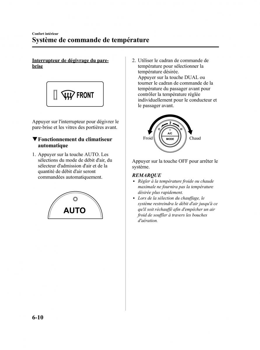 Mazda CX 9 owners manual manuel du proprietaire / page 256