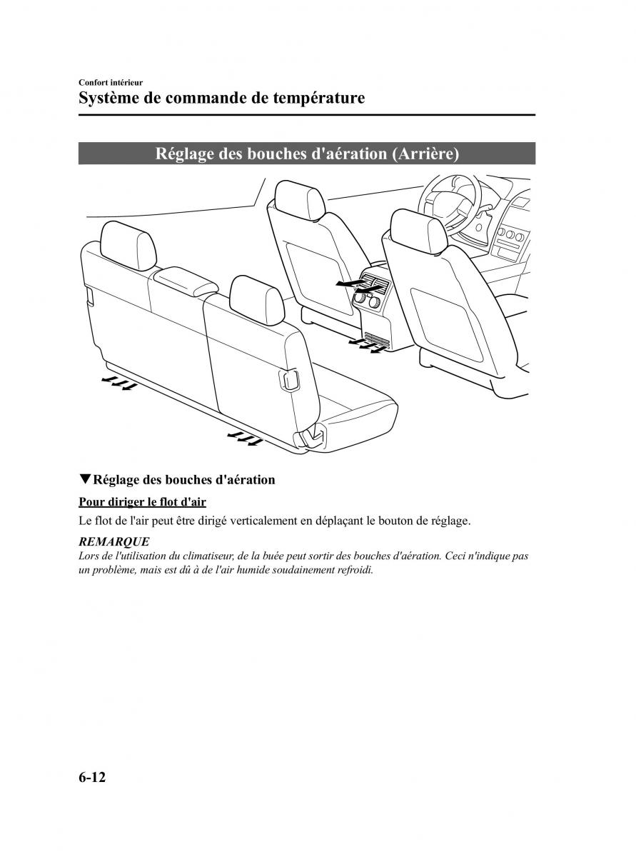 Mazda CX 9 owners manual manuel du proprietaire / page 258