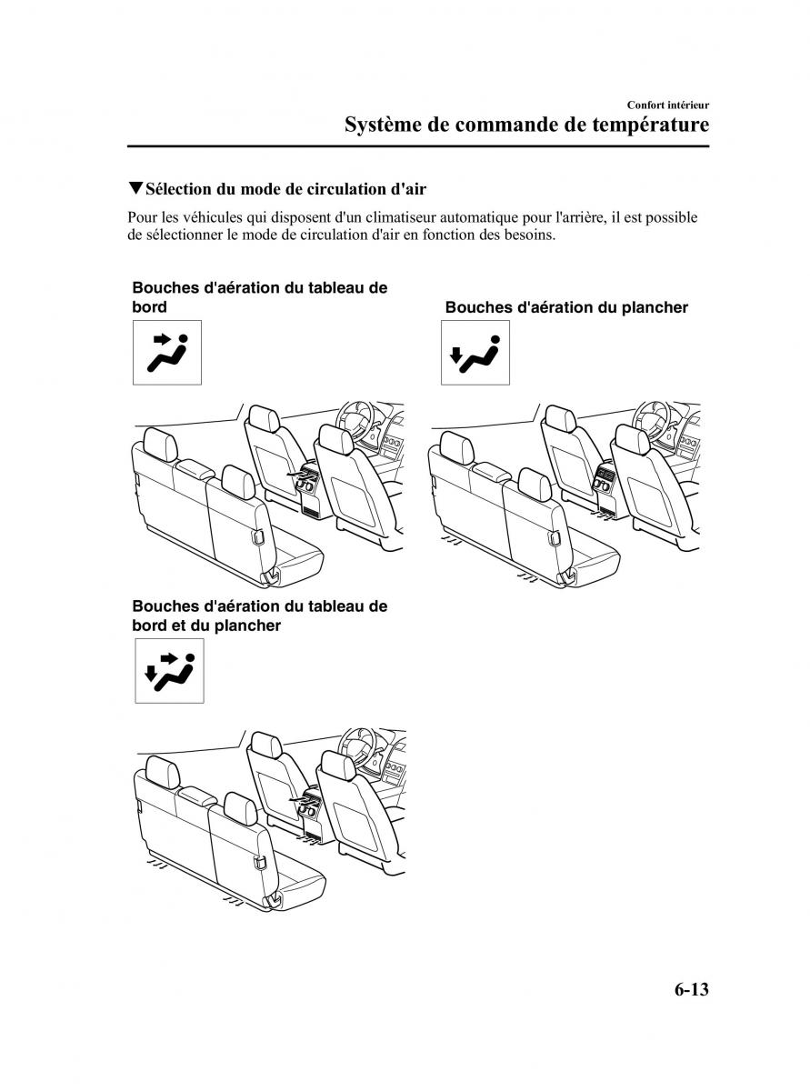 Mazda CX 9 owners manual manuel du proprietaire / page 259