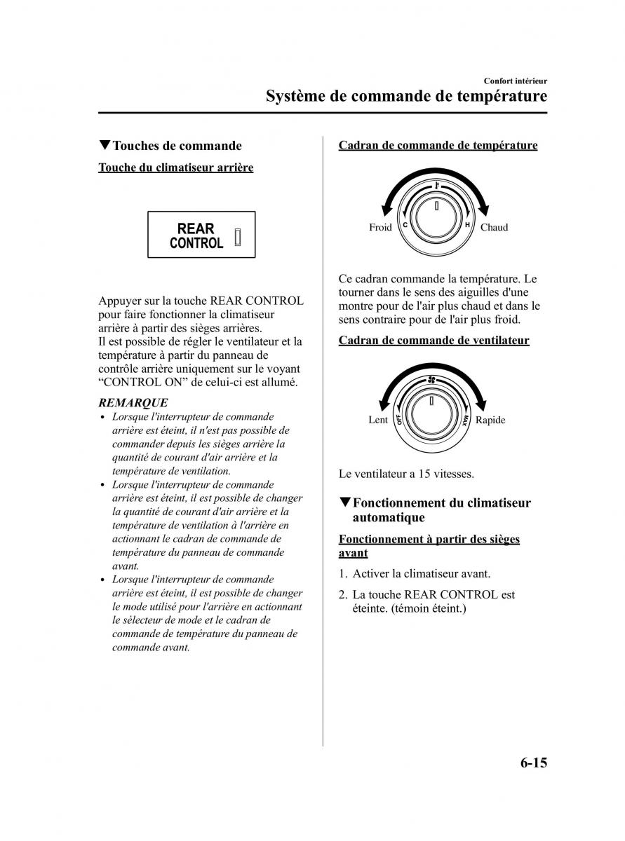 Mazda CX 9 owners manual manuel du proprietaire / page 261