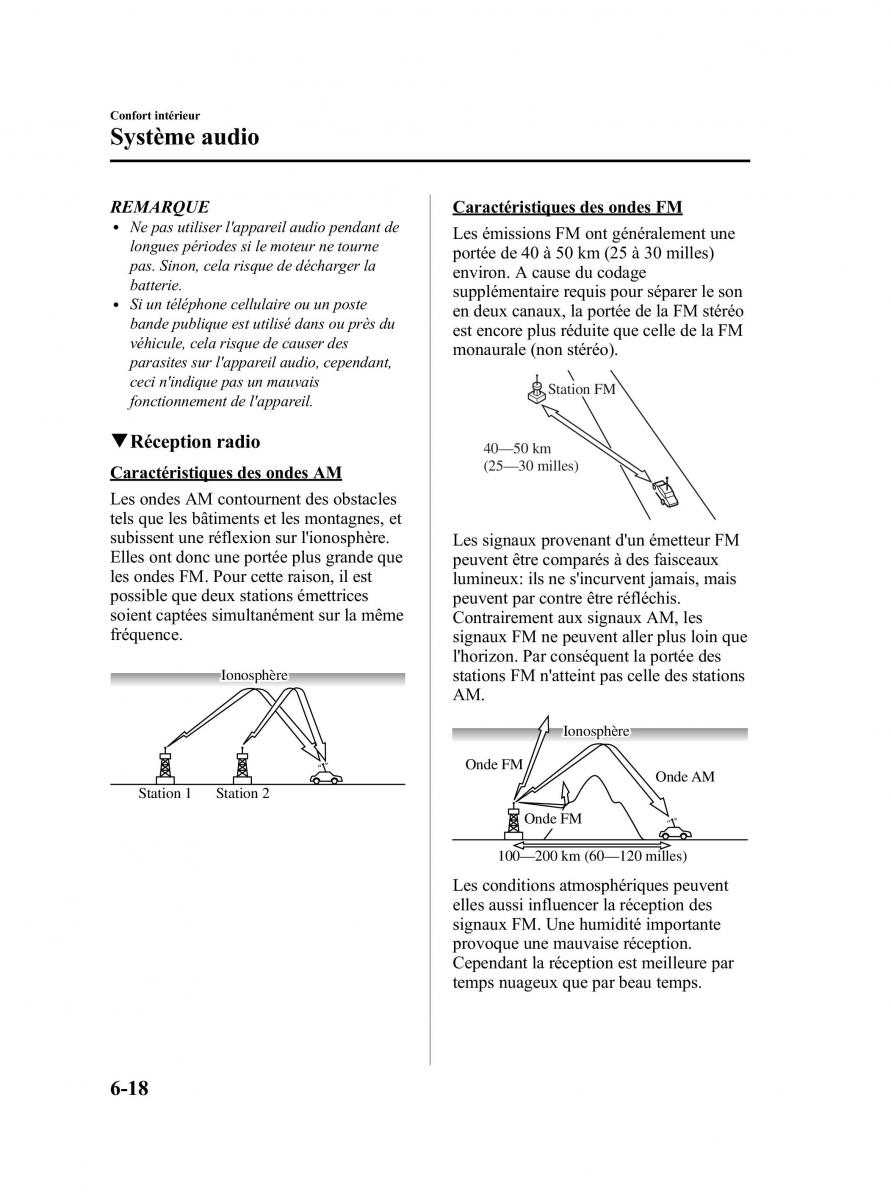 Mazda CX 9 owners manual manuel du proprietaire / page 264