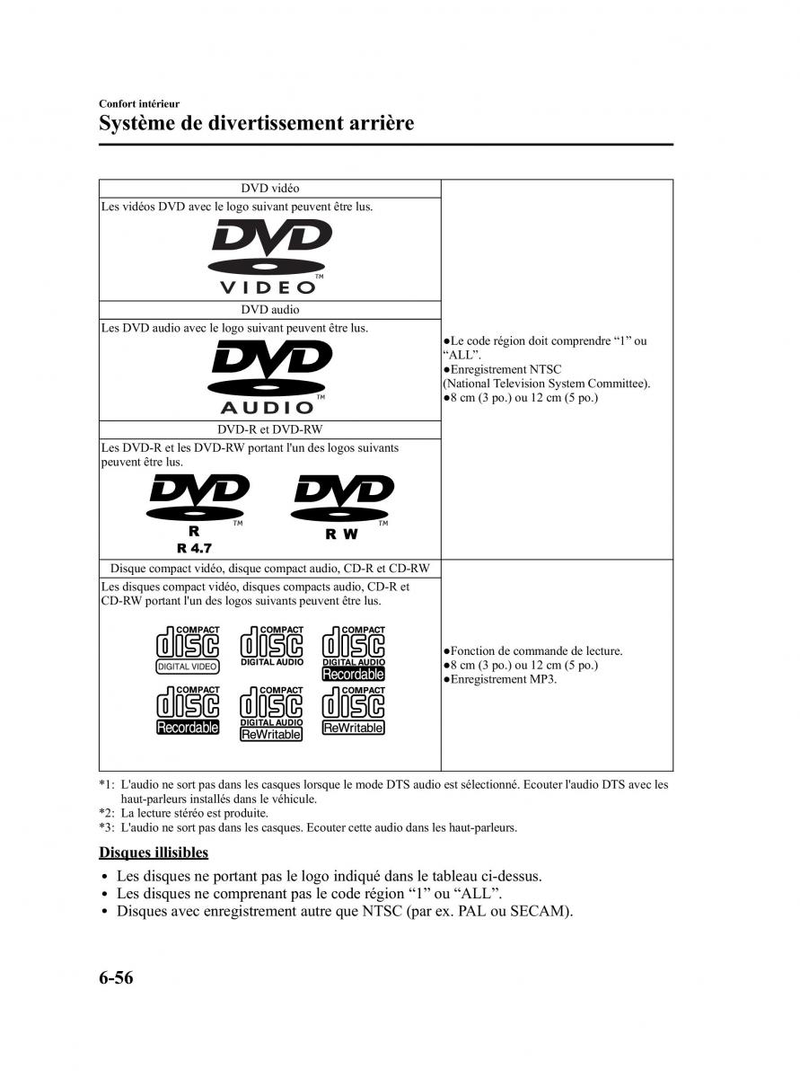 Mazda CX 9 owners manual manuel du proprietaire / page 302