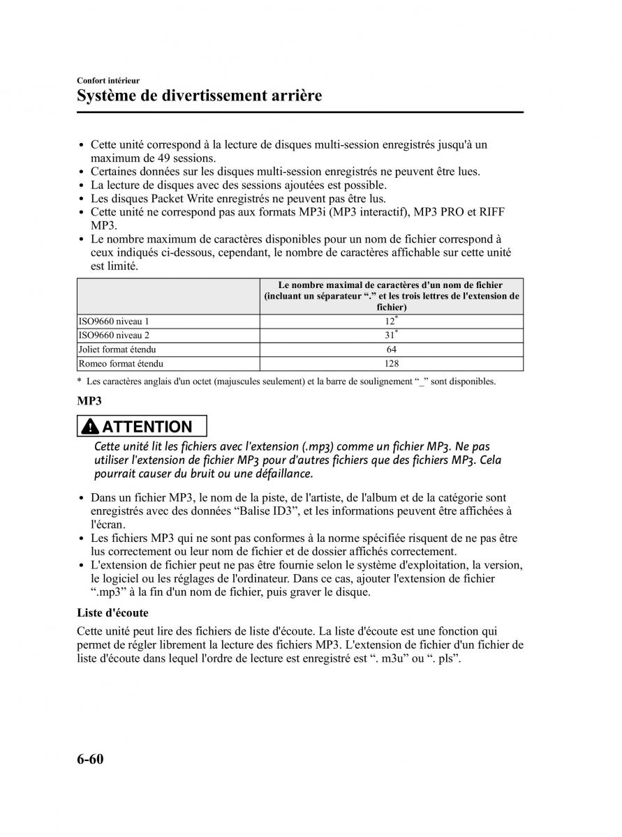 Mazda CX 9 owners manual manuel du proprietaire / page 306