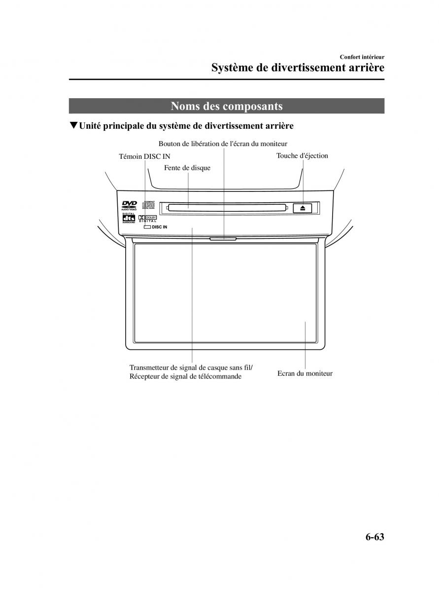 Mazda CX 9 owners manual manuel du proprietaire / page 309