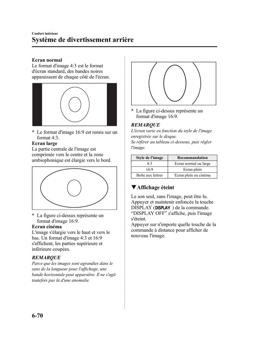 Mazda CX 9 owners manual manuel du proprietaire / page 316