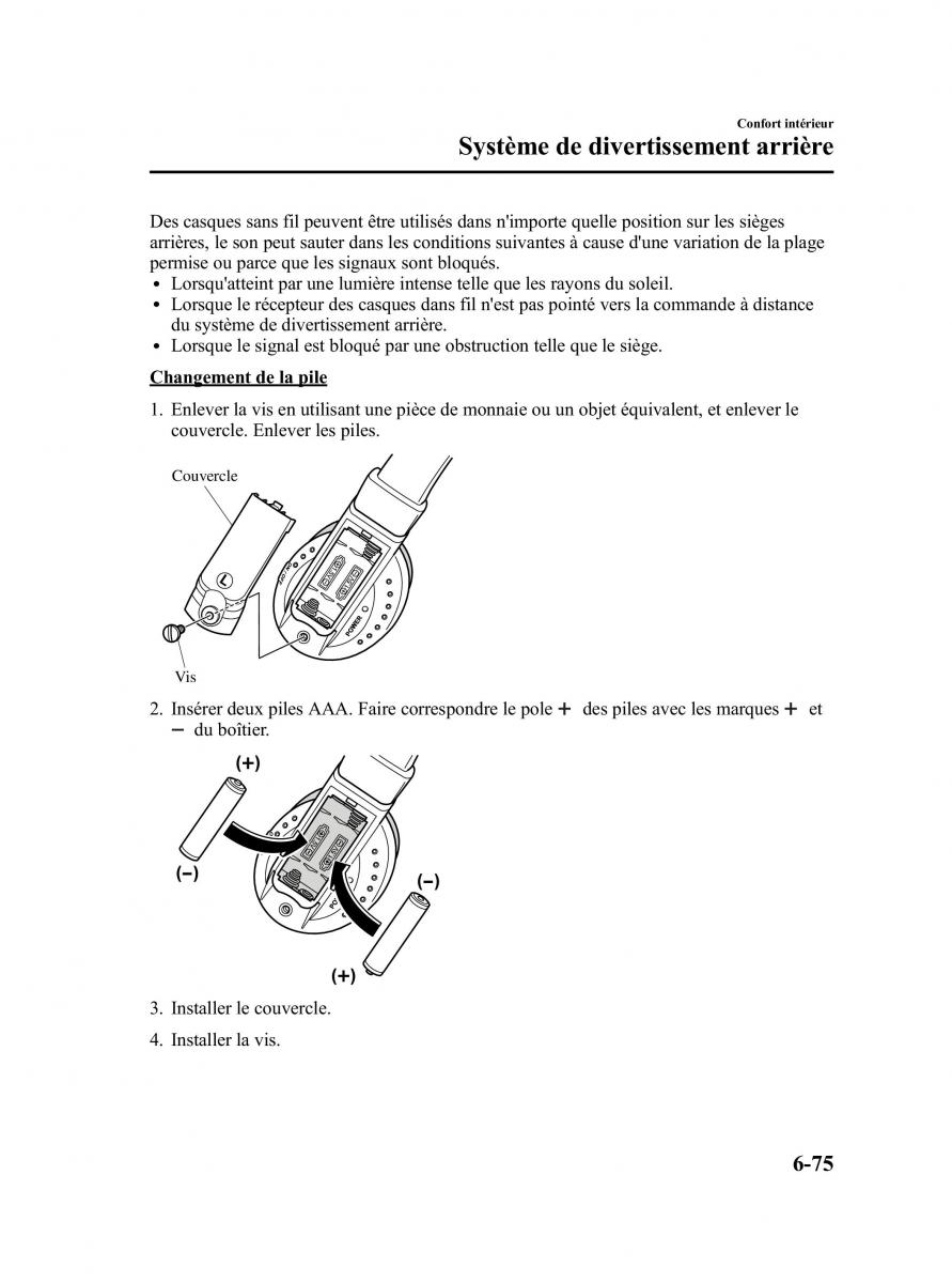 Mazda CX 9 owners manual manuel du proprietaire / page 321