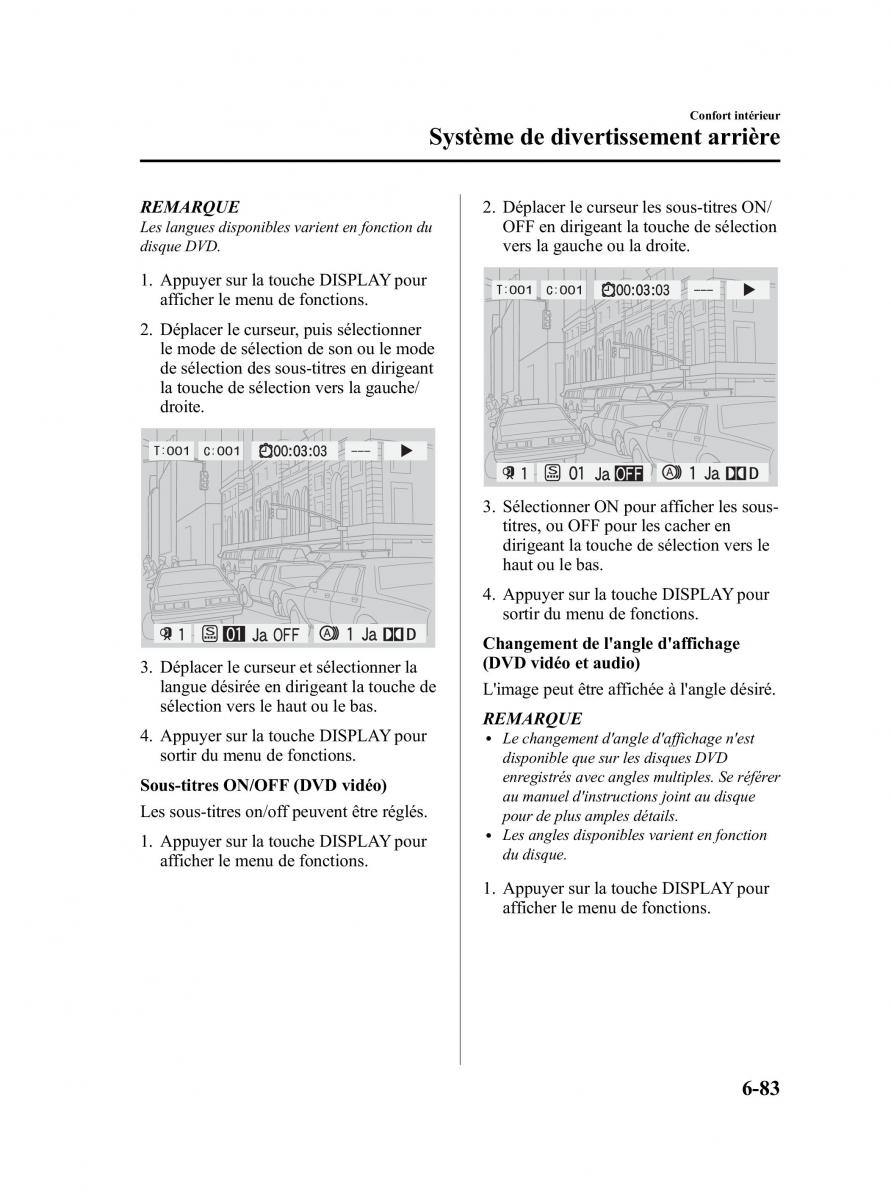 Mazda CX 9 owners manual manuel du proprietaire / page 329