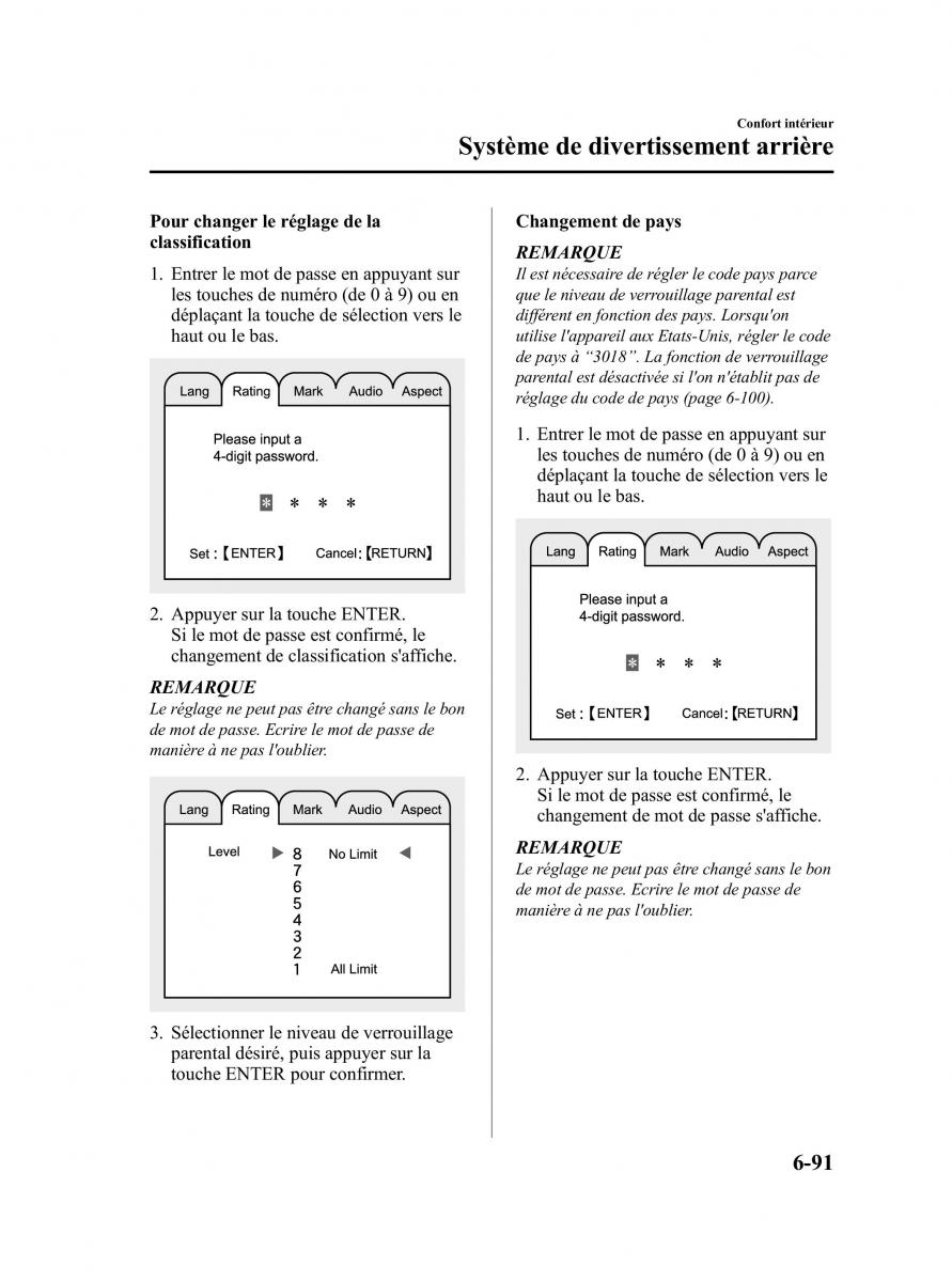 Mazda CX 9 owners manual manuel du proprietaire / page 337