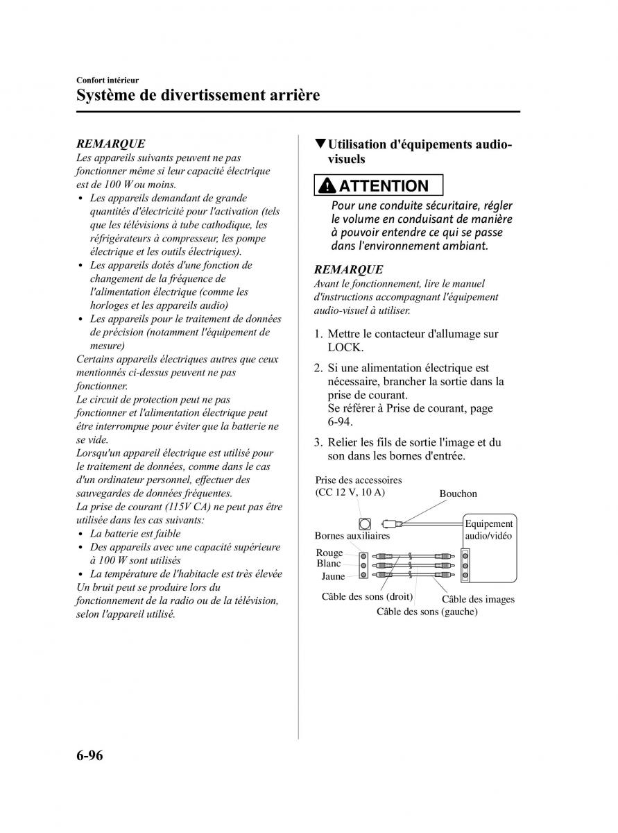 Mazda CX 9 owners manual manuel du proprietaire / page 342