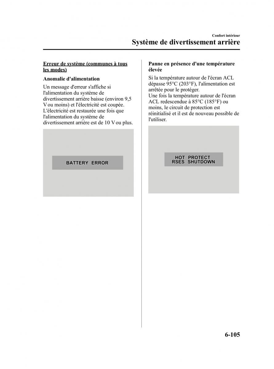 Mazda CX 9 owners manual manuel du proprietaire / page 351