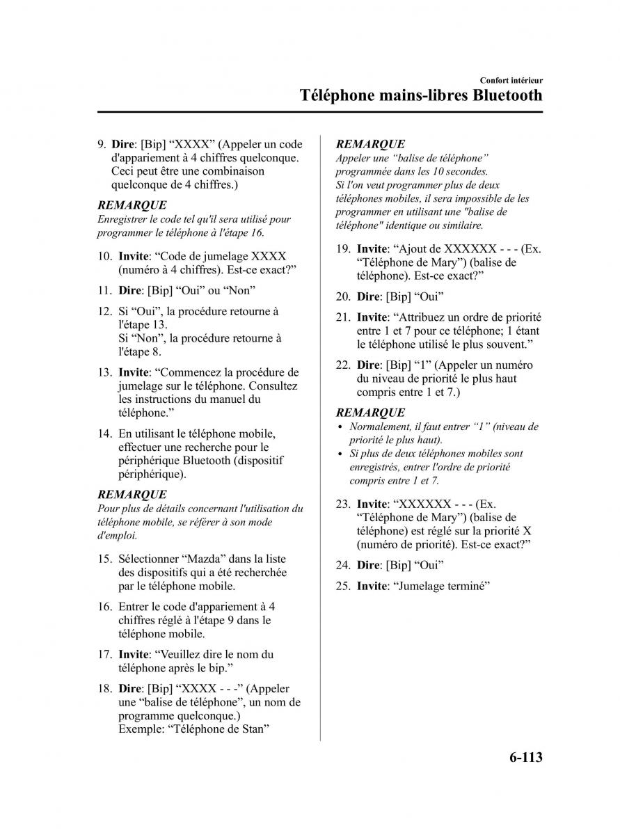 Mazda CX 9 owners manual manuel du proprietaire / page 359