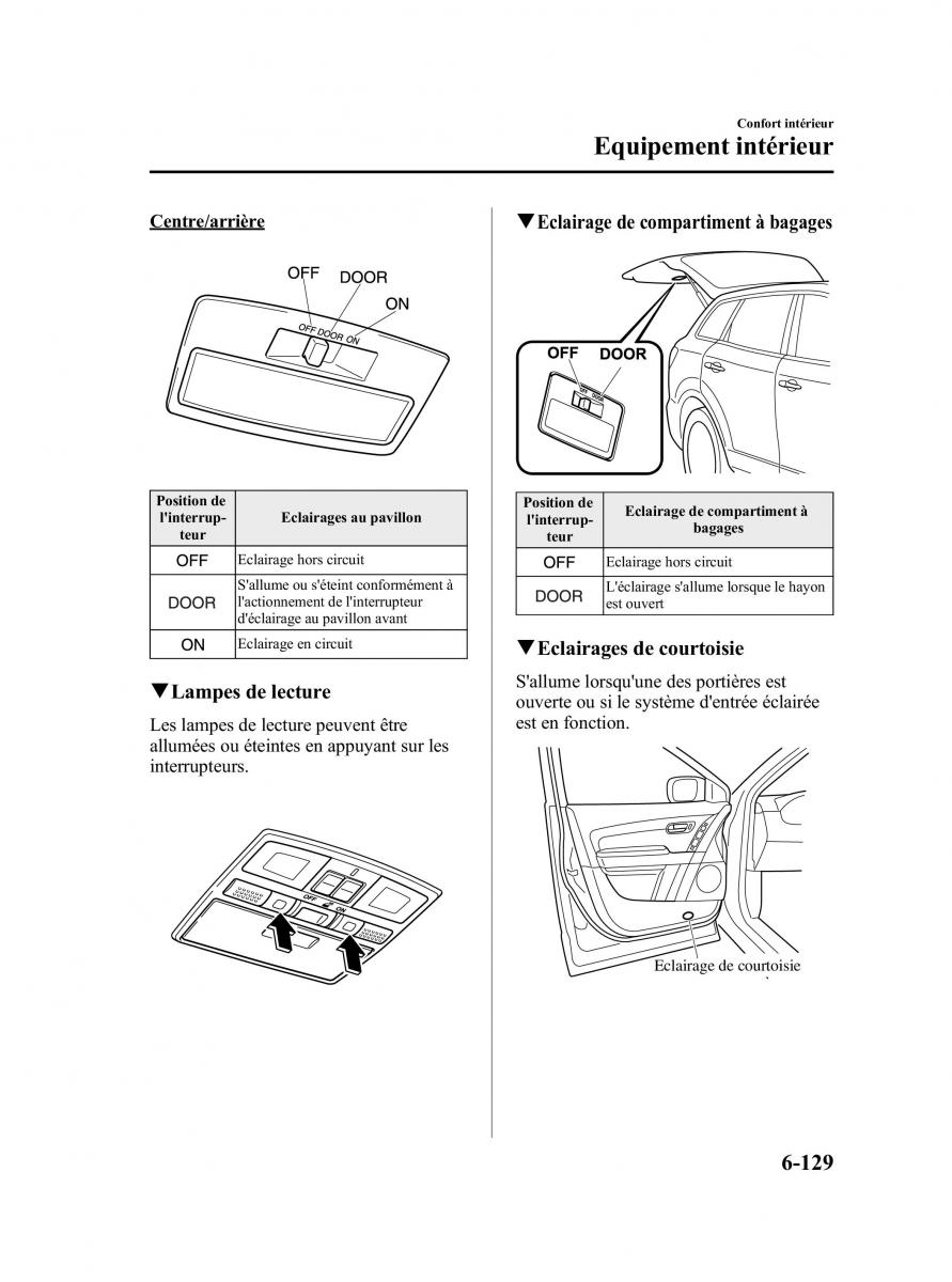 Mazda CX 9 owners manual manuel du proprietaire / page 375