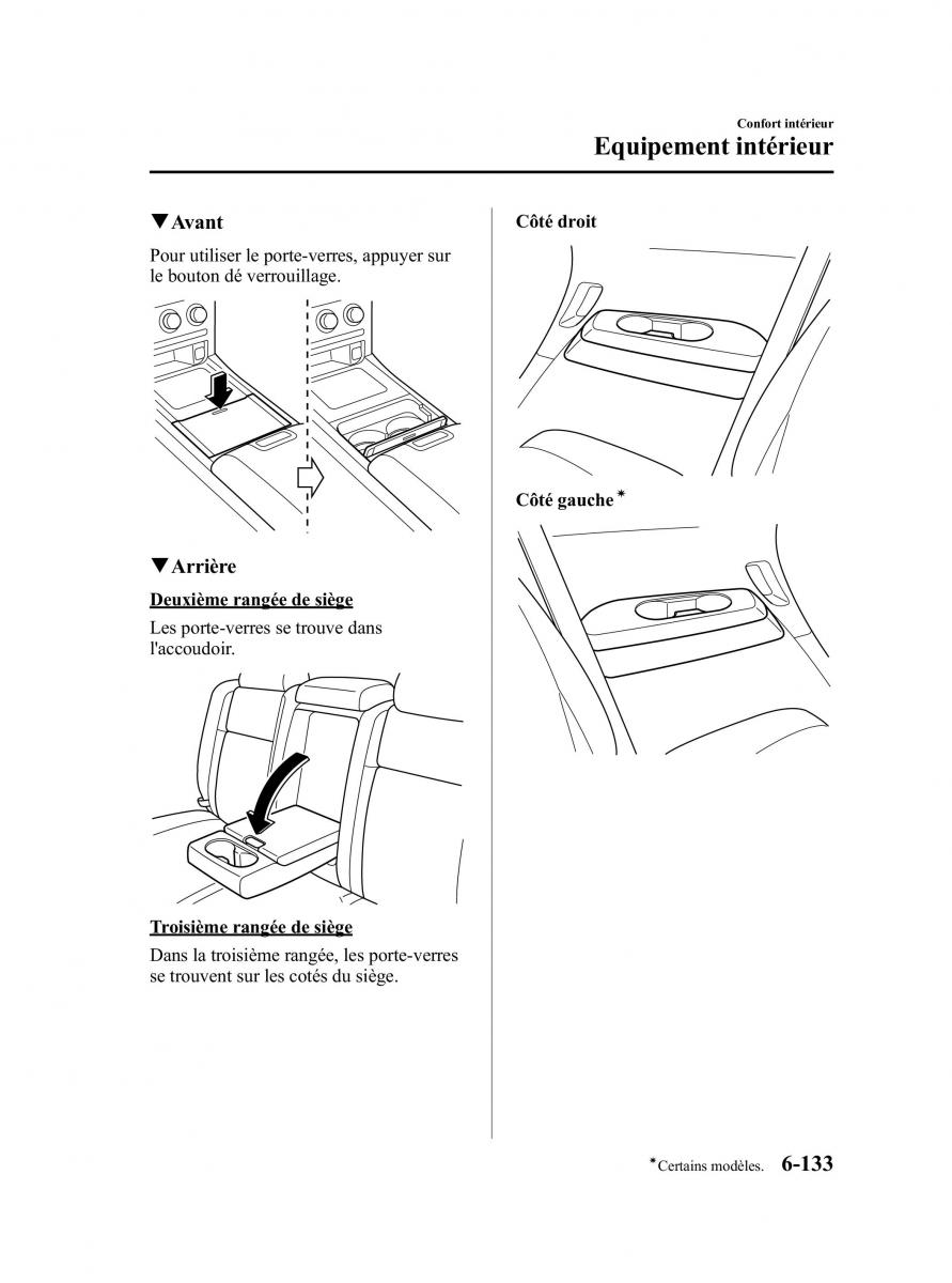 Mazda CX 9 owners manual manuel du proprietaire / page 379