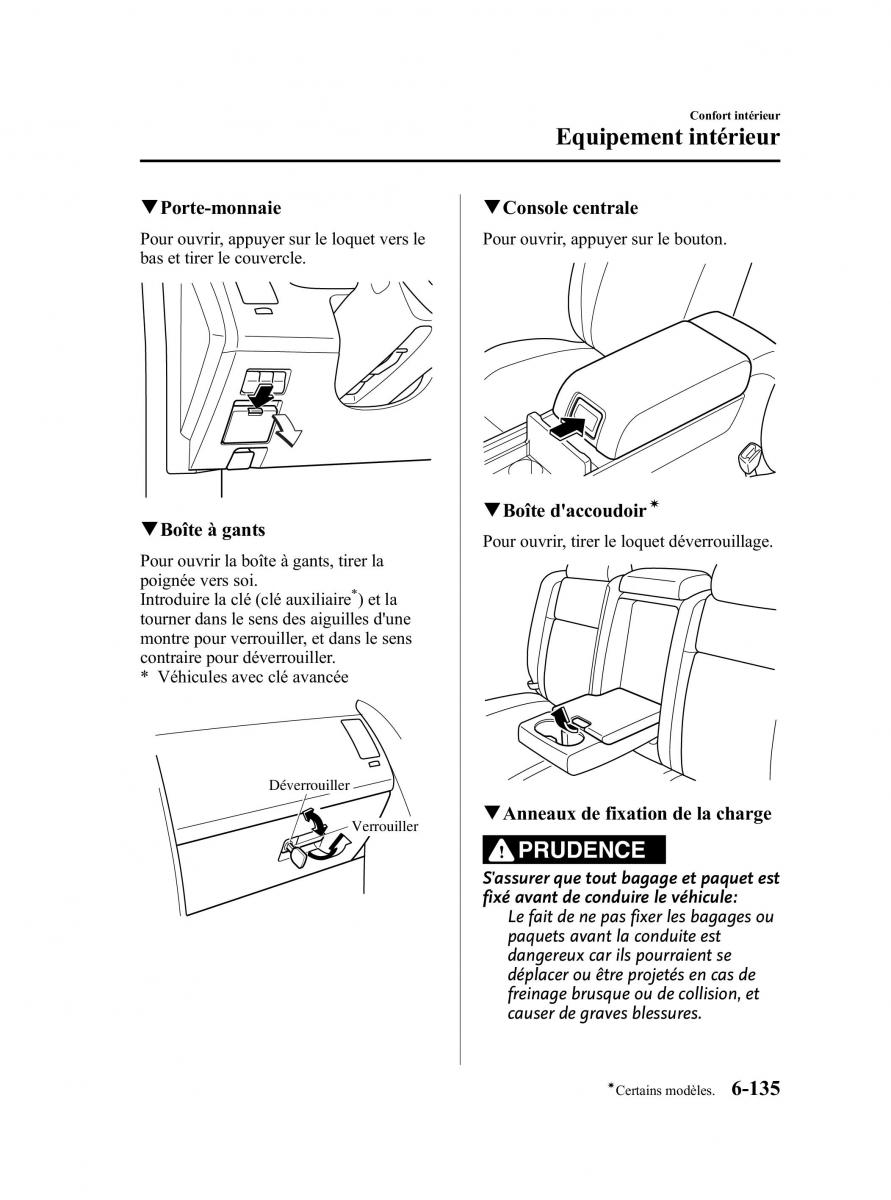 Mazda CX 9 owners manual manuel du proprietaire / page 381