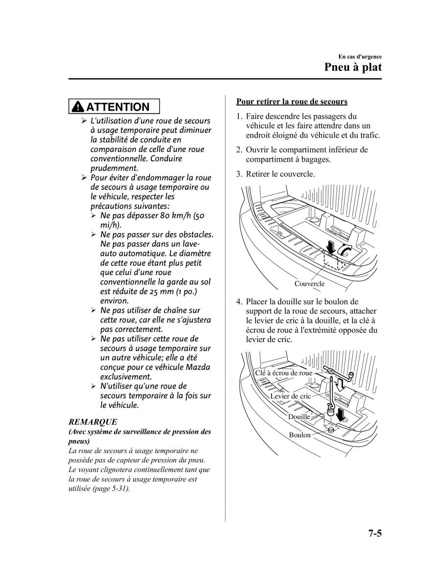 Mazda CX 9 owners manual manuel du proprietaire / page 391