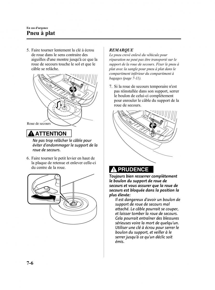 Mazda CX 9 owners manual manuel du proprietaire / page 392