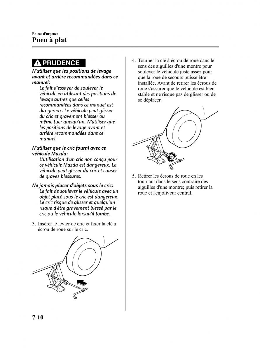 Mazda CX 9 owners manual manuel du proprietaire / page 396