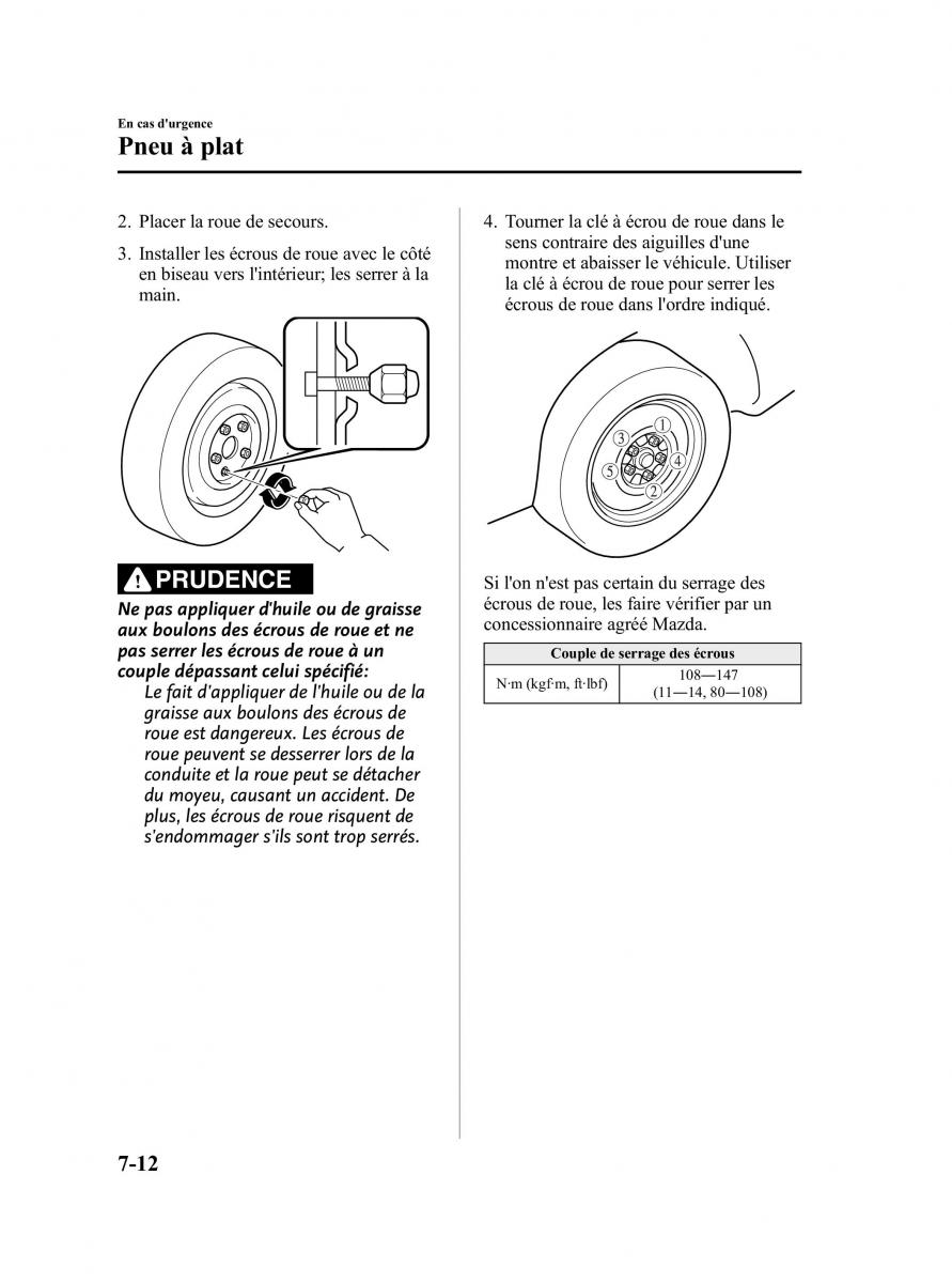 Mazda CX 9 owners manual manuel du proprietaire / page 398