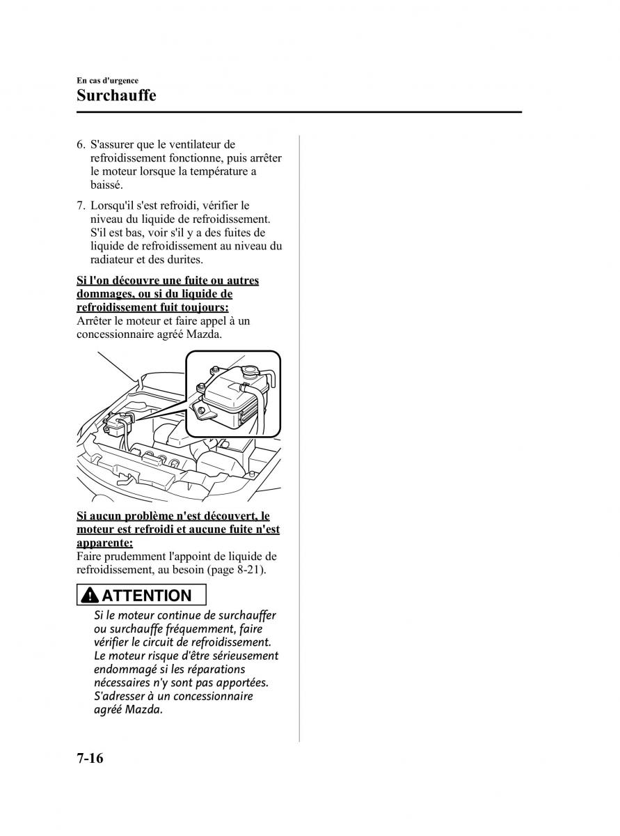 Mazda CX 9 owners manual manuel du proprietaire / page 402