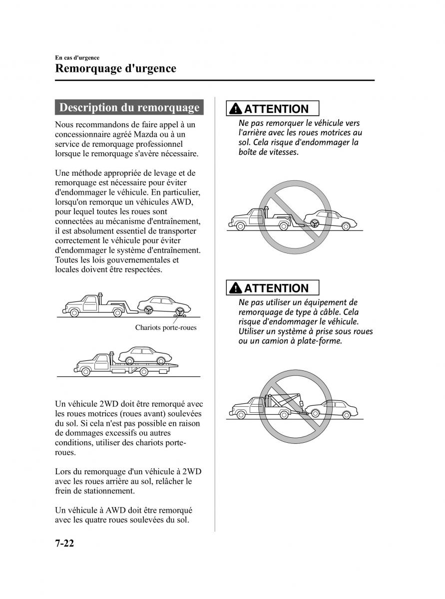 Mazda CX 9 owners manual manuel du proprietaire / page 408