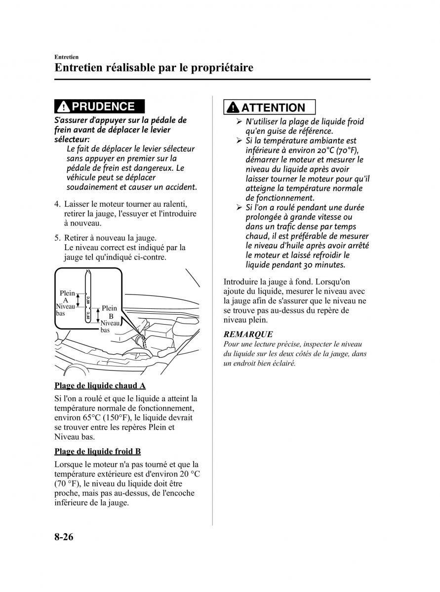 Mazda CX 9 owners manual manuel du proprietaire / page 438