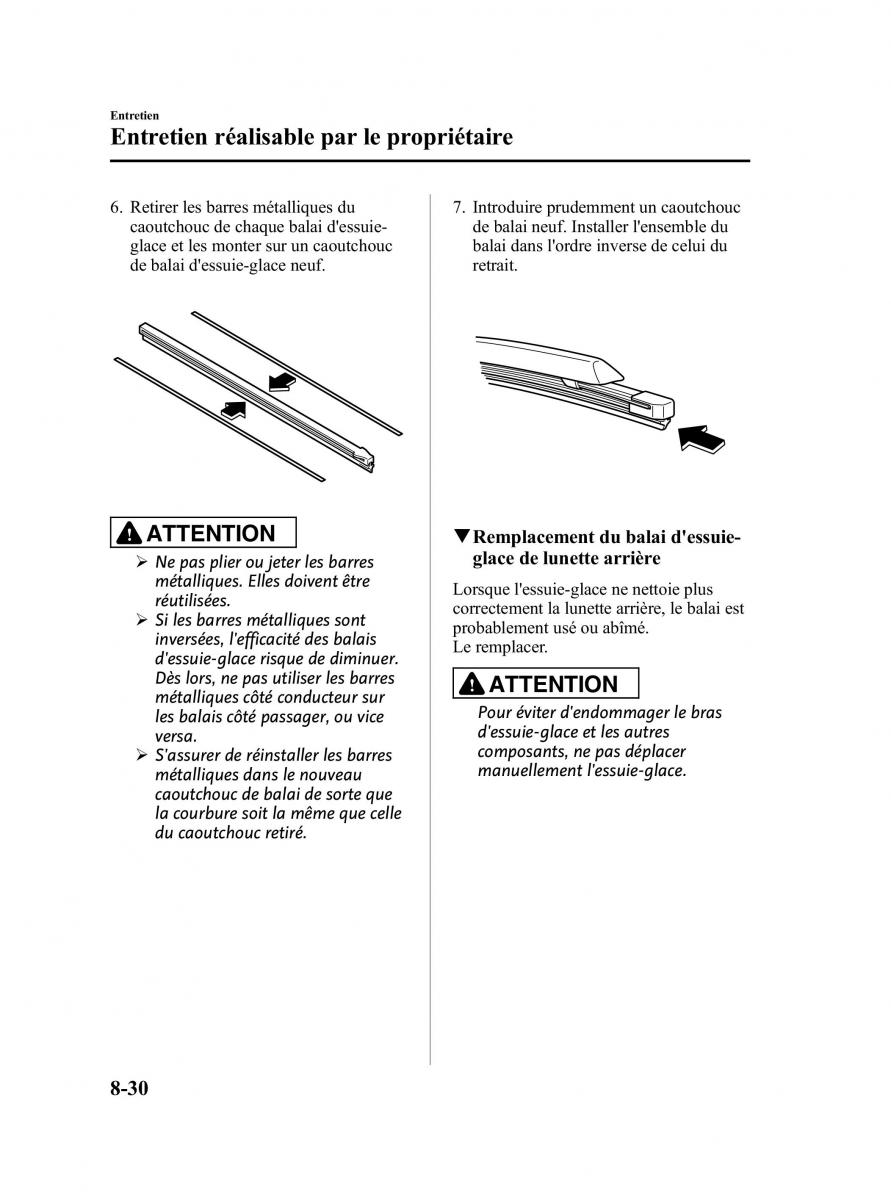 Mazda CX 9 owners manual manuel du proprietaire / page 442