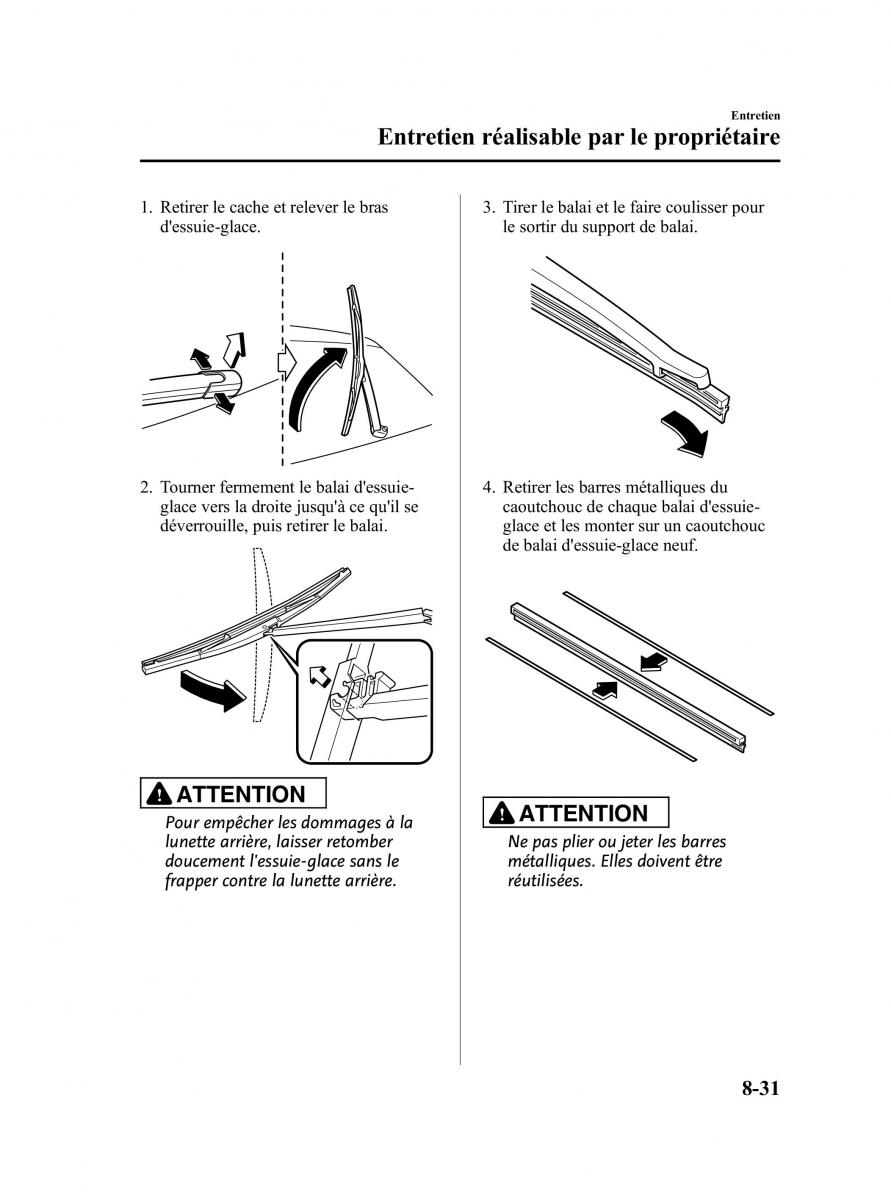 Mazda CX 9 owners manual manuel du proprietaire / page 443