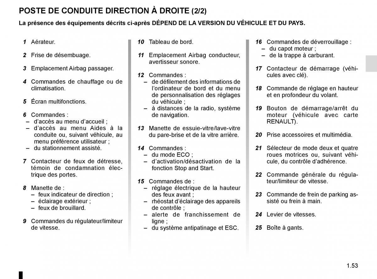 Renault Kadjar owners manual manuel du proprietaire / page 59